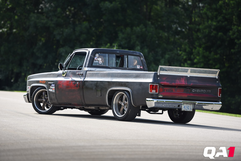 Mark Frisbie's Chevrolet C10 pickup featuring QA1 suspension components. Mark Frisbie's Chevrolet C10 pickup featuring QA1 suspension components.